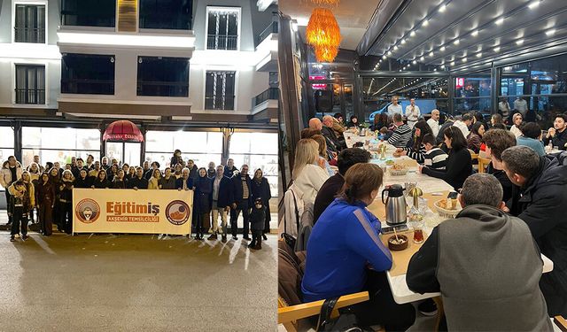 Eğitim-İş Akşehir Temsilciliği Üyeleri İftar Programında Buluştu