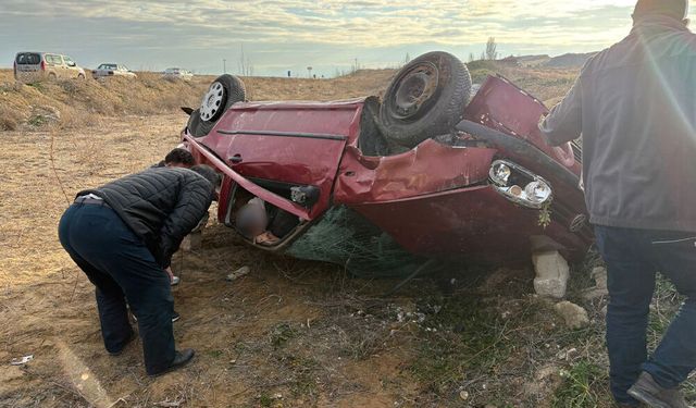 Yunak-Akşehir Karayolunda Trafik Kazası: 1 Ağır Yaralı