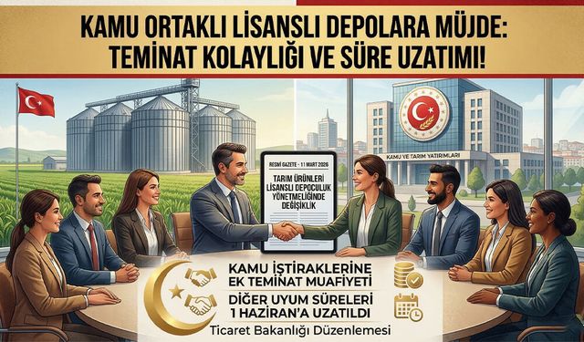 Lisanslı Depoculukta Kamu İşletmelerine Teminat Kolaylığı