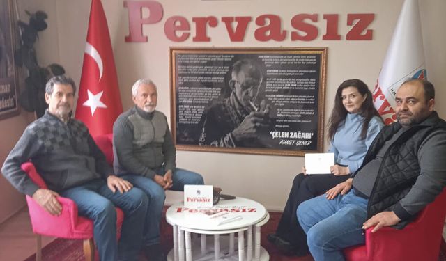 KIBATEK Heyetinden Gazetemize Ziyaret