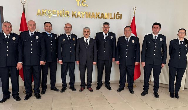 Kaymakam Yiğit Emniyet Teşkilatını Ağırladı