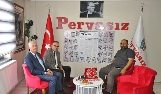 Pervasız Gazetesi’nin 73. Kuruluş Yıl Dönümünde Tebrik Ziyaretleri Sürüyor