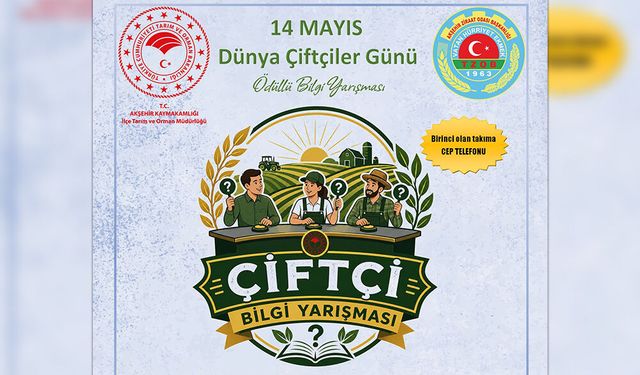 “Dünya Çiftçiler Günü”ne Özel Ödüllü Bilgi Yarışması