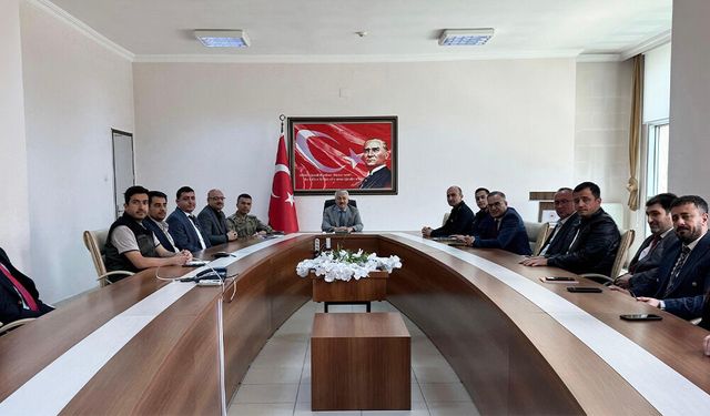 Orman Yangınlarıyla Mücadele Toplantısı Yapıldı