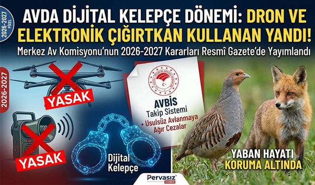 Merkez Av Komisyonu’ndan Doğal Hayatı Koruma Seferberliği!
