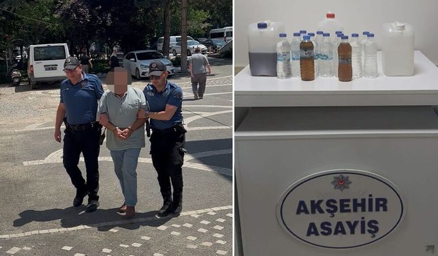 Akşehir’de Sahte İçki Üretimine Darbe