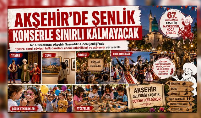 Akşehir’de Mizah, Sanat ve Kültür Dolu Günler