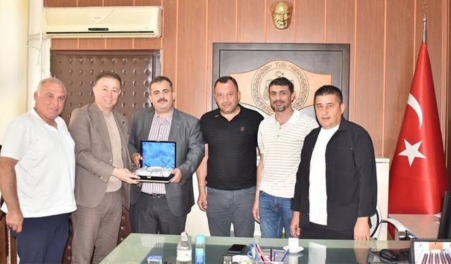 Akşehir TSO’dan Burak Dinç’e Veda Ziyareti