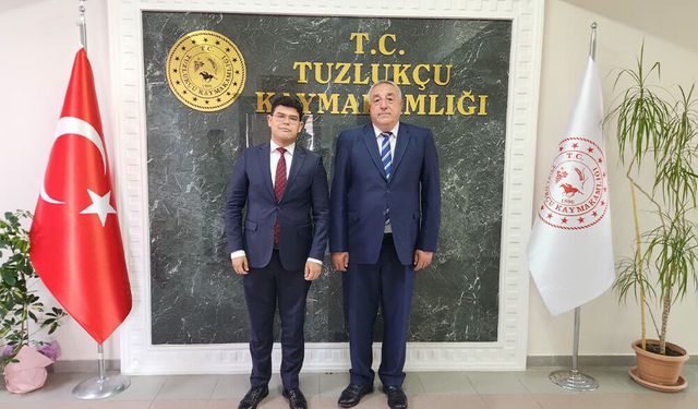 Başkan Akbuğa'dan Kaymakam Onbaşıoğlu'na Ziyaret
