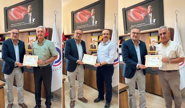 168 Eğitim Çalışanına Başarı Belgesi