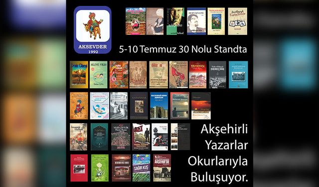 Akşehirli Yazarlar Şenlikte Okurlarıyla Buluşacak
