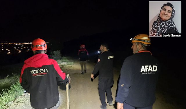 Kayıp Leyla Samur'u Arama Çalışmaları Aralıksız Sürüyor