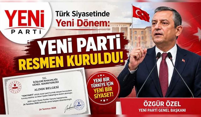 Özgür Özel Kuruluş Dilekçesini İçişleri Bakanlığı'na Sundu