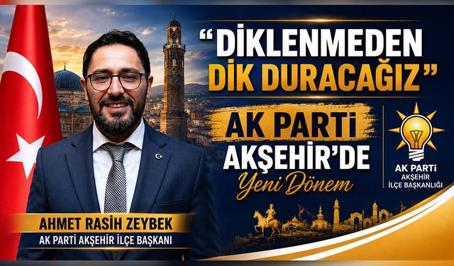 Ahmet Rasih Zeybek: Hiç Vakit Kaybetmeden Hizmete Başlıyoruz