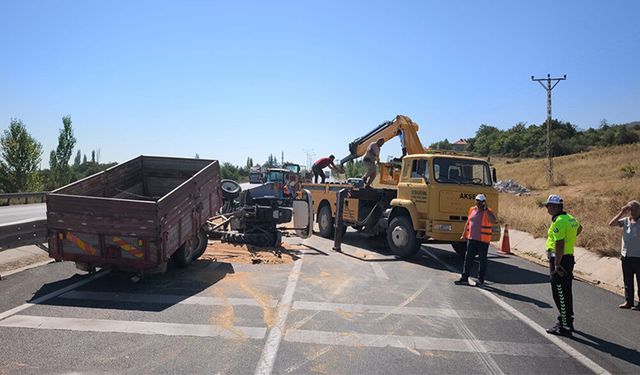 Akşehir D-300 Karayolunda Zincirleme Kaza: 3 Yaralı