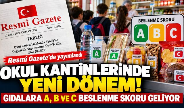 Kantinlerde Her Ürün Satılamayacak! Bakanlıktan Yeni Gıda Kriterleri