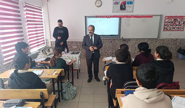 İşcan'dan Saray İlk ve Ortaokuluna Ziyaret