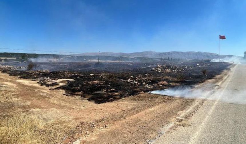 GELENDOST’TA ÇIKAN ANIZ YANGINI BÜYÜMEDEN SÖNDÜRÜLDÜ