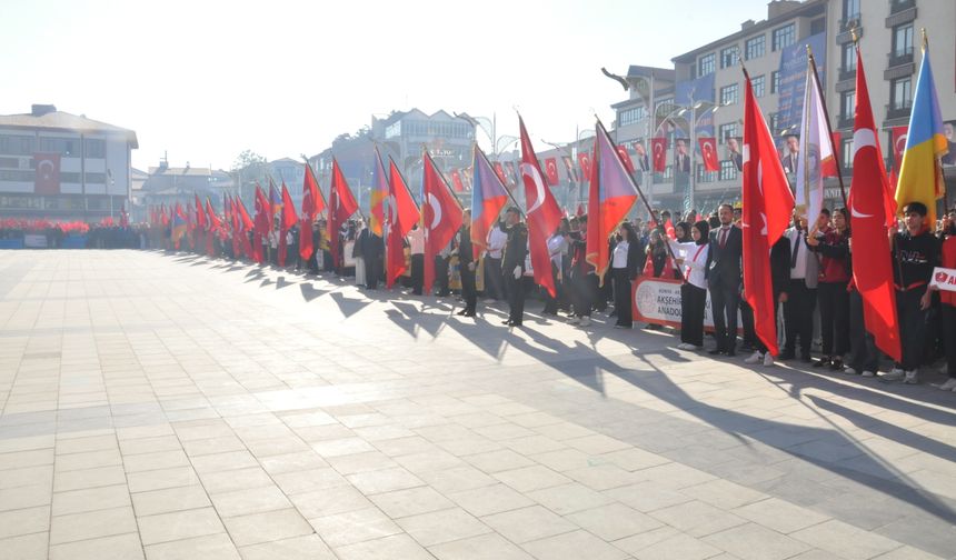 CUMHURİYET BAYRAMIMIZI COŞKUYLA KUTLADIK