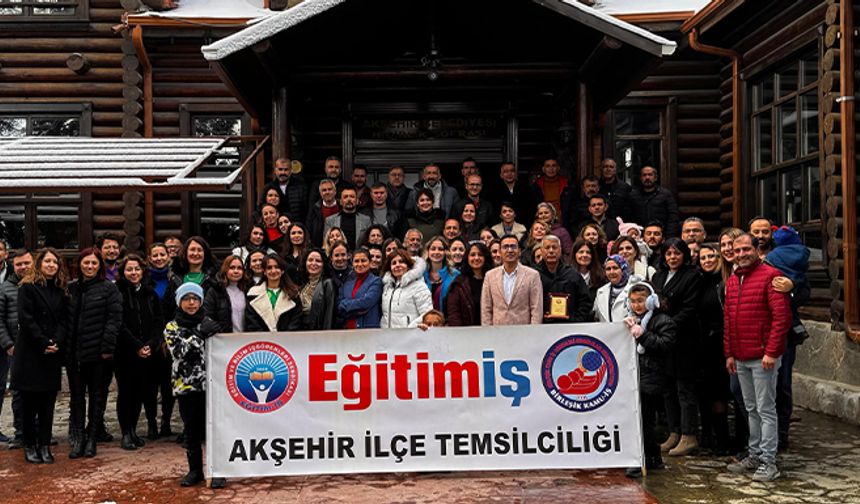 EĞİTİM-İŞ TEMSİLCİLİĞİ, ÖĞRETMENLER GÜNÜ’NÜ KAHVALTI İLE KUTLADI