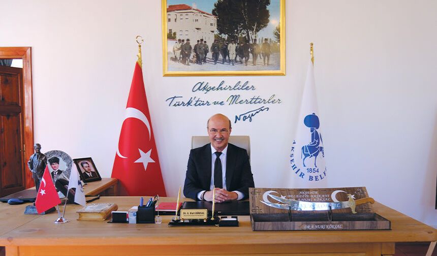 Akşehir Belediye Başkanı Nuri Köksal İzne Ayrılıyor