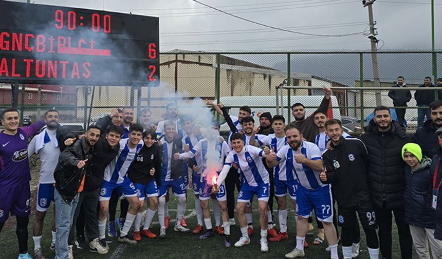 AKŞEHİR GENÇLERBİRLİĞİ, ALTUNTAŞSPOR'U FARKLI GEÇTİ: 6-2