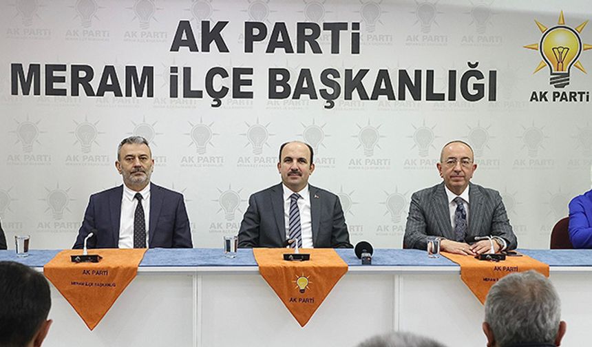 BAŞKAN ALTAY, İLÇE KONGRELERİNİ TAMAMLAYAN AK PARTİ SELÇUKLU, KARATAY, MERAM TEŞKİLAT MENSUPLARIYLA BULUŞTU