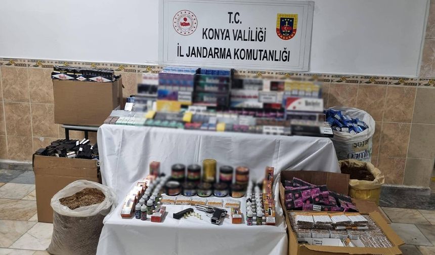 Akşehir’de Kaçak Sigara Operasyonunda Bir Kişi Tutuklandı