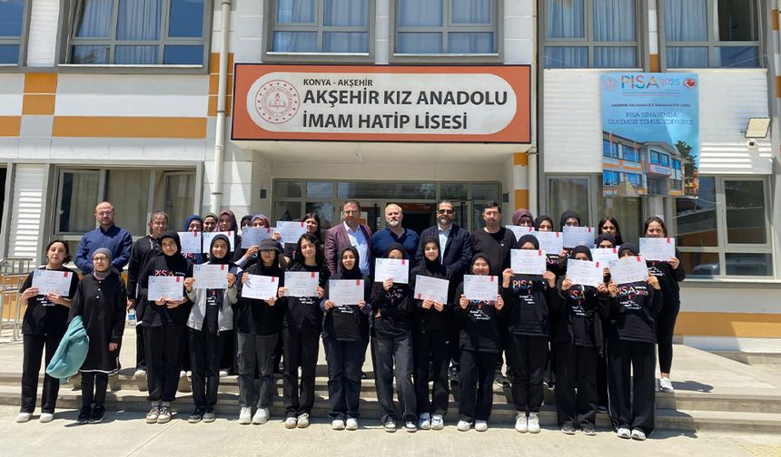 Akşehir Kız AİHL, PISA 2025’te Türkiye’yi Temsil Eden Okullar Arasında