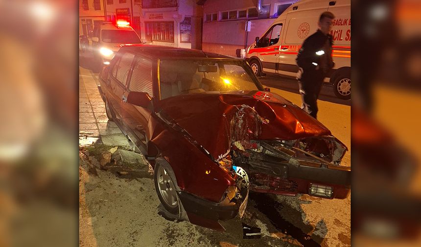 Kuşçu Mahallesi'nde Trafik Kazası 1 Kişi Yaralı