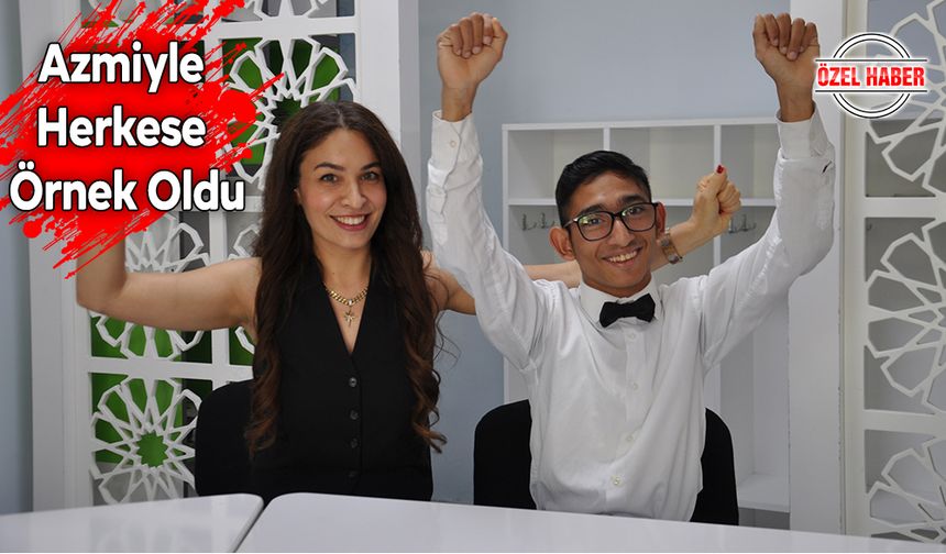 Özel Eğitim Öğrencisi İsa Özcan’dan Gururlandıran Başarı