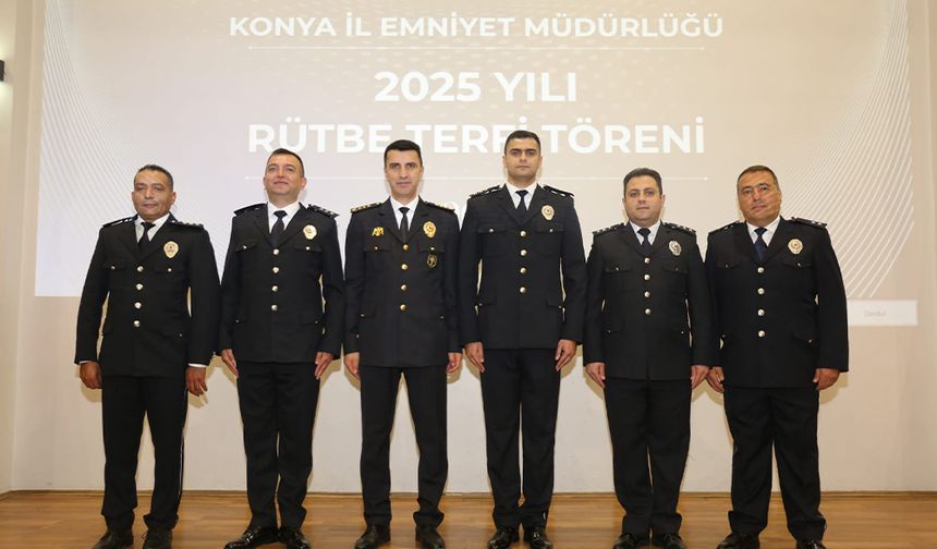 Emniyet Müdürlüğü’nde Üç Komiser Yardımcısı Terfi Etti