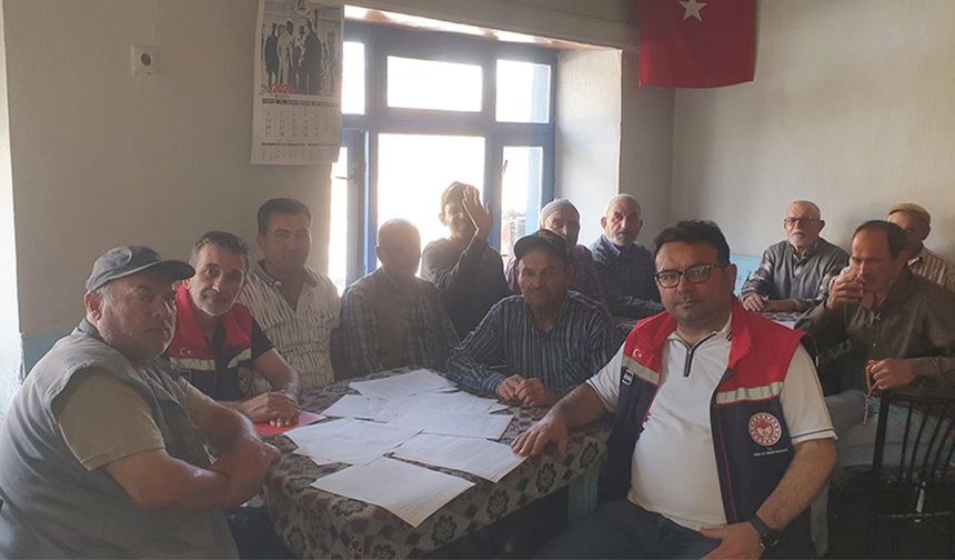 Ortaköy’de Çiftçilere Hasat Öncesi Eğitim