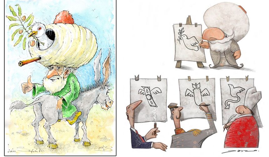 45. Uluslararası Nasreddin Hoca Karikatür Yarışması Sonuçlandı