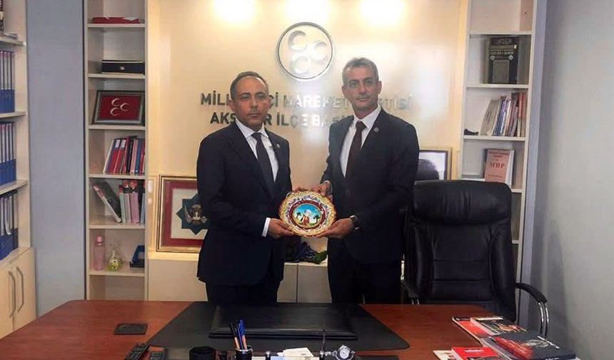 MHP Akşehir İlçe Başkanlığına Murat Yıldız Atandı