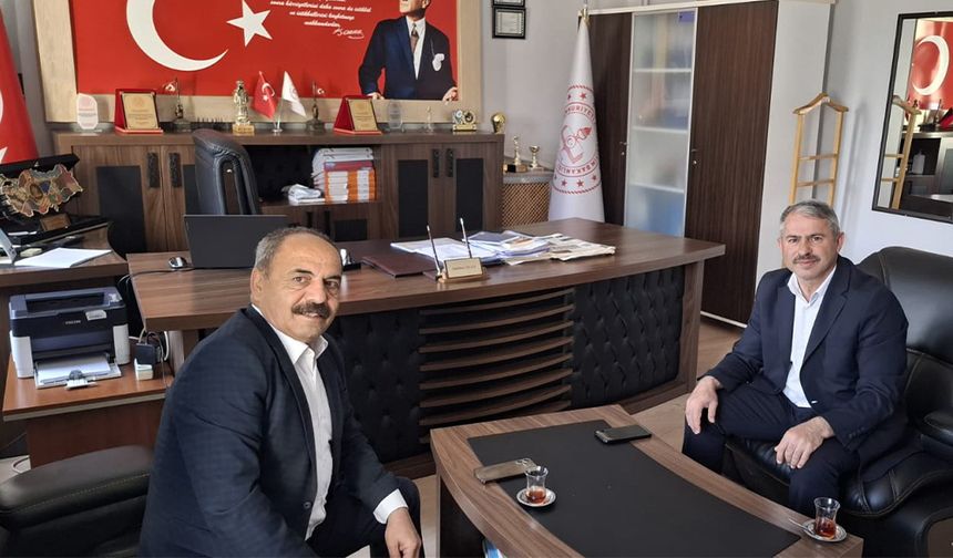 Başkan Günaltay'dan İşcan'a Ziyaret