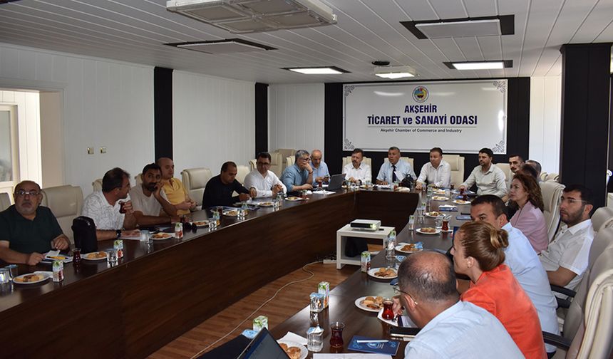 Akşehir OSB 5. Genişleme Alanı Toplantısı Yapıldı