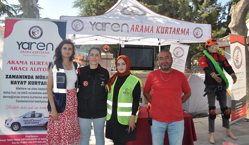 Yaren Arama Kurtarma Ekibi Akşehir Şenliği'nde Tanıtım Standı Açtı