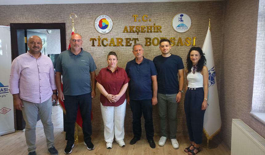 Akşehir Baro Temsilcilerinden Ticaret Borsası’na Ziyaret