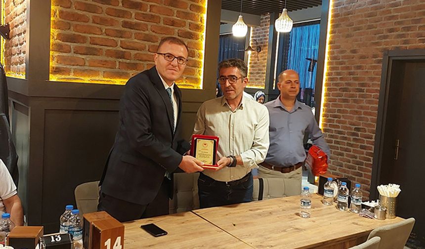 Müdür Kahraman’a Veda Yemeği
