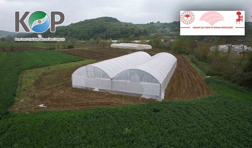 Akşehir’de 10 Adet Galvaniz Sera Kurulacak