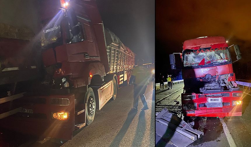 D-300 Karayolu Üzerinde Zincirleme Trafik Kazası