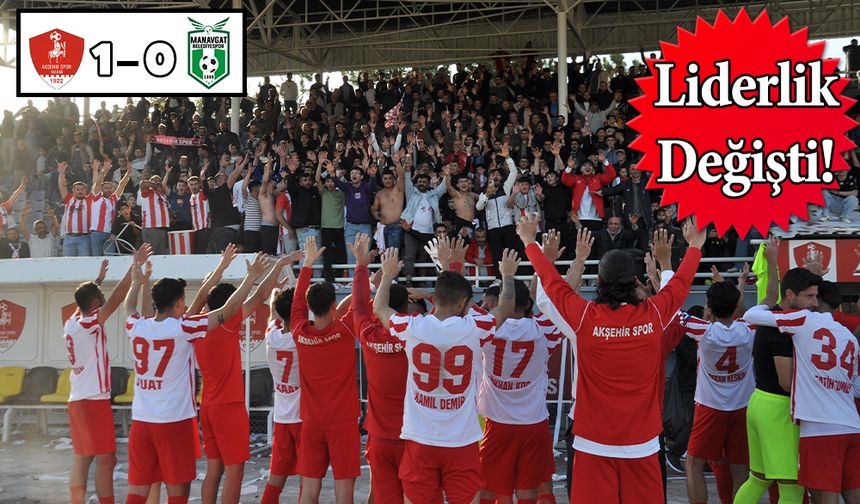 1922 Akşehirspor, Manavgat'ı Devirip Zirveye Oturdu!