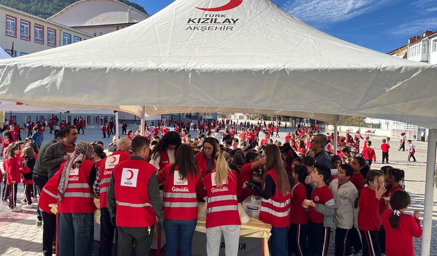 Kızılay Haftası Akşehir’de Kutlanıyor