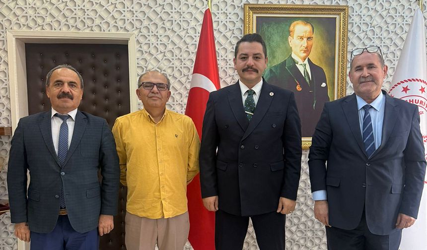 Yunak Kaymakamı Taşavlı’ya Hayırlı Olsun Ziyaretleri