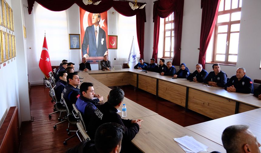 Zabıta Personeline Hizmet İçi Eğitim