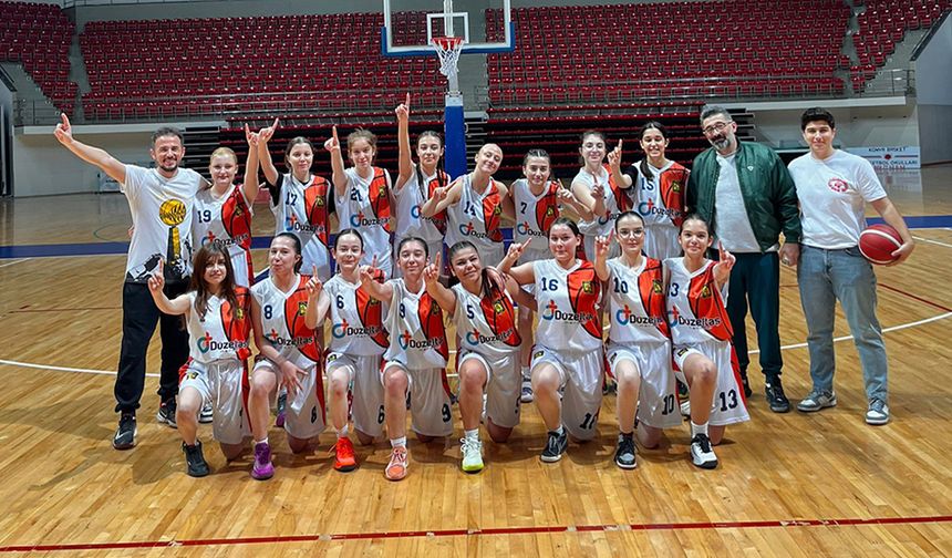 Akşehir Lisesi, Konya’daki Şampiyona Maçında Rakibini Farklı Mağlup Etti