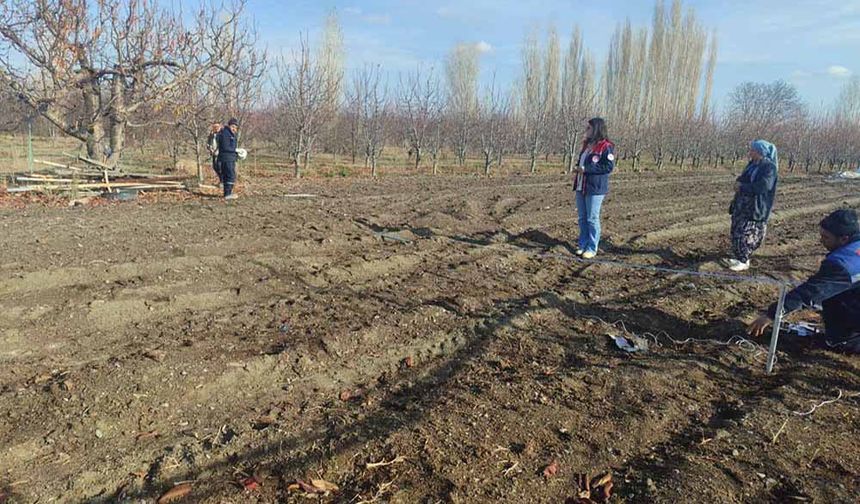 KOP Destekli Sera Kurulumu Başladı