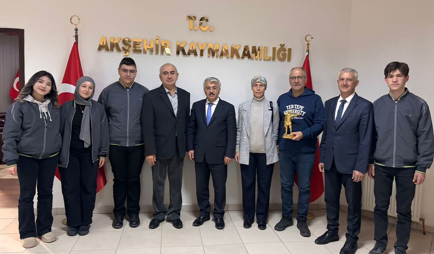 Selçuklu Spor Kulübü’nden Kaymakam Yiğit’e Şampiyonluk Ziyareti