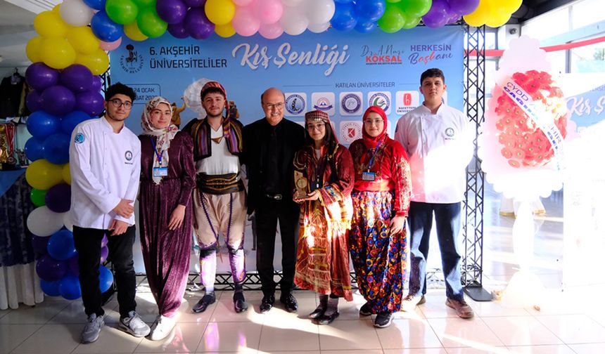 Akşehir’de Üniversiteliler Kış Şenliği Coşkusu